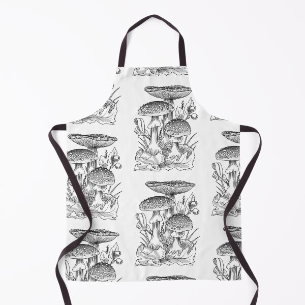 Item preview, Mushrooms Etching designed and sold by Idle Morrow.