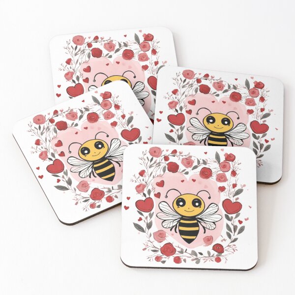Item preview, Adorable bee Valentines day designed and sold by Shtex.