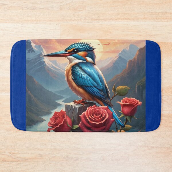 Item preview, Kingfisher and Rose designed and sold by NerdscapeDC.