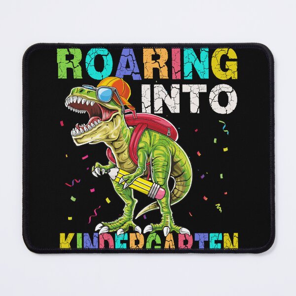 Item preview, Roaring Into Kindergarten Dinosaur T Rex Back to School Boys designed and sold by MobyStickers.