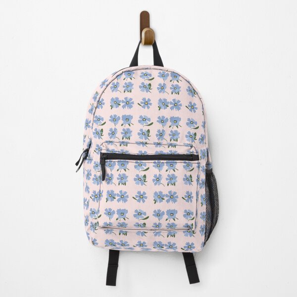Item preview, Blue Minimal Flower Pattern designed and sold by PatternInArt.