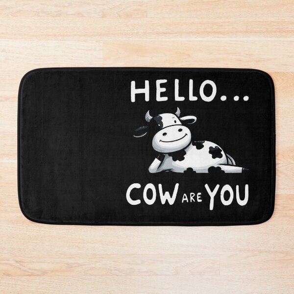 Item preview, How are you Cow? designed and sold by DoodleDashShop.