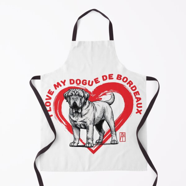 Item preview, I Love My Dogue de Bordeaux - I Love my dog - Brave dog designed and sold by ArtProjectShop.