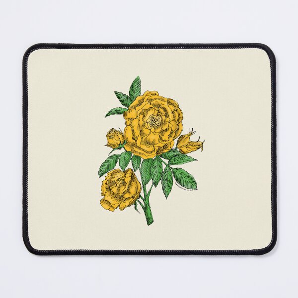 Item preview, Yellow Globular Rose Bloom Double 16-25 Petals In 3+ Rows designed and sold by Rachael Taylor.