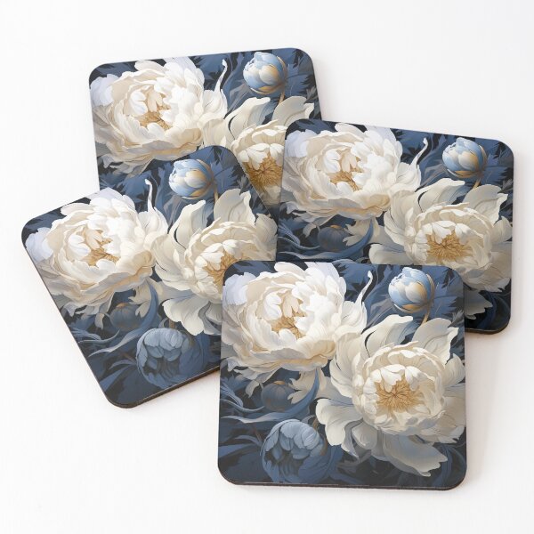 Item preview, Blue & White Floral Pattern designed and sold by MindWell.