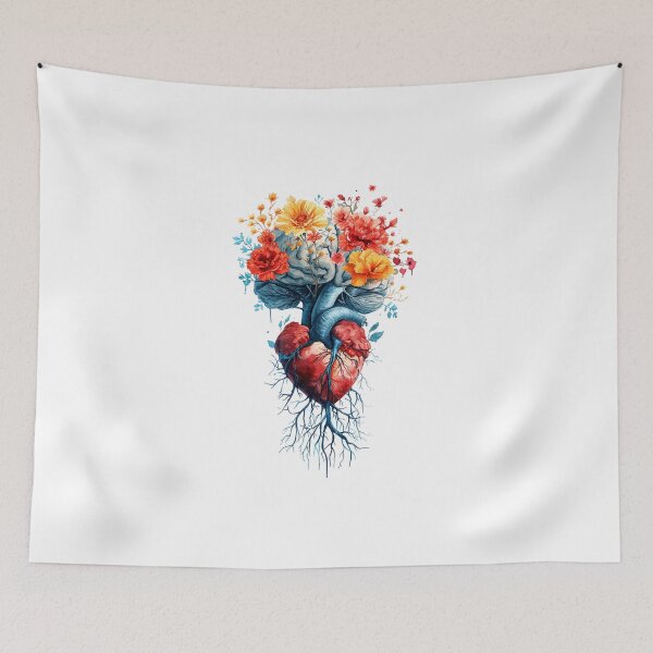 Item preview, Intellect & Emotion - A Fusion of Heart and Mind designed and sold by fluidwatercolor.