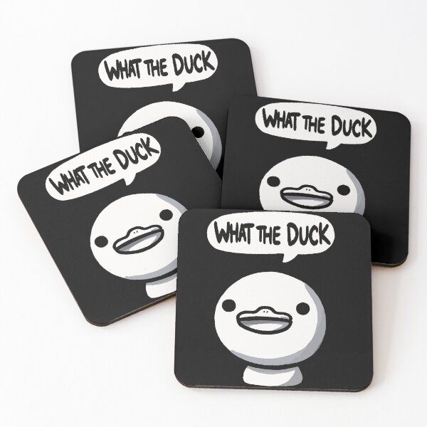 Item preview, What the fuck Funny What the Duck designed and sold by DoodleDashShop.
