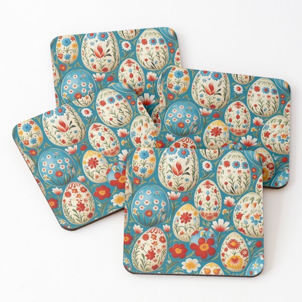 Item preview, Czech Folklore Charm - Traditional Easter Eggs Pattern designed and sold by Nicholas Panek.