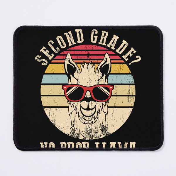 Item preview, Second Grade No Prob-Llama Teacher Student Back to School designed and sold by MobyStickers.