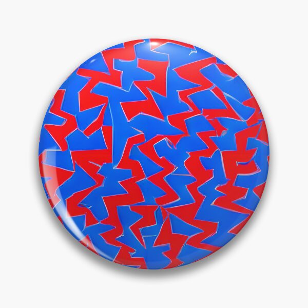 Item preview, Eccentric Blue And Red - Seamless Pattern designed and sold by Chubuter.