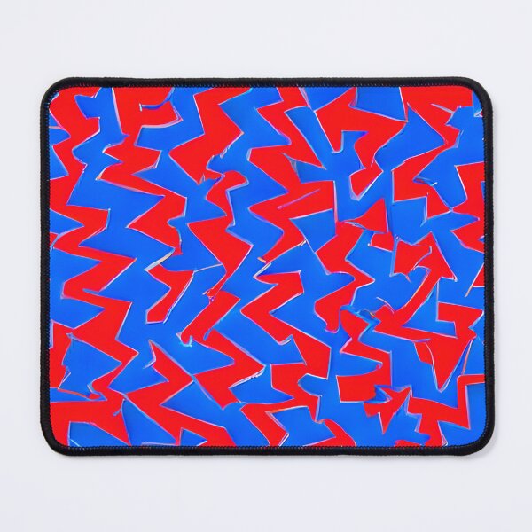 Item preview, Eccentric Blue And Red - Seamless Pattern designed and sold by Chubuter.