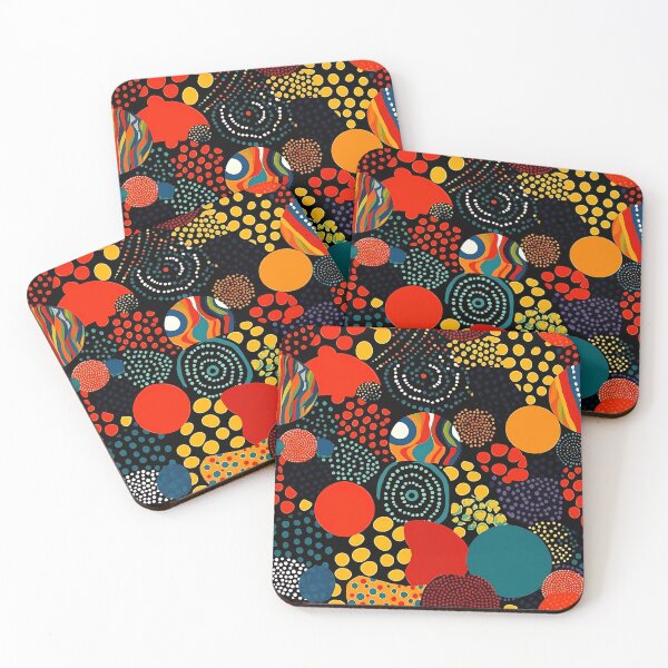 Item preview, Vivid Abstract Dot Pattern designed and sold by JackrabbitPub.