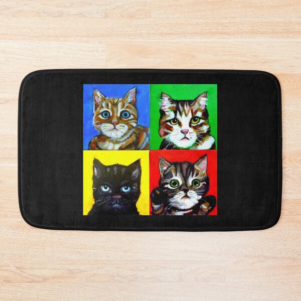 Item preview, 4 cat mugshots designed and sold by kathy archbold.