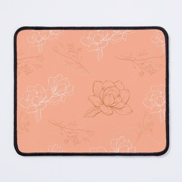 Item preview, Peach floral designed and sold by Haybow-Podge.