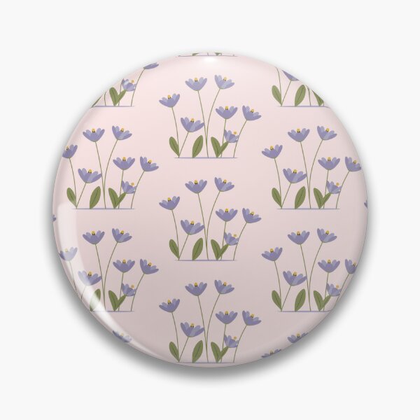 Item preview, Purple Minimal Flower with Branch Pattern  designed and sold by PatternInArt.