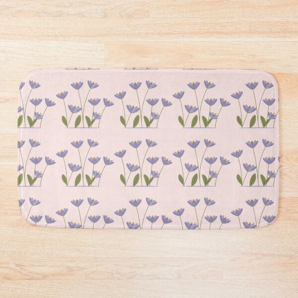 Item preview, Purple Minimal Flower with Branch Pattern  designed and sold by PatternInArt.