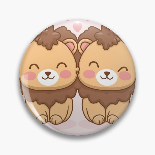 Item preview, Cute Kawaii Loving Lion Plush designed and sold by VoxVirtuoso.