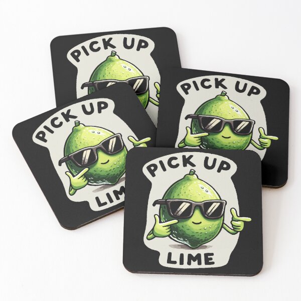 Item preview, Pick up Line Green Lime designed and sold by DoodleDashShop.