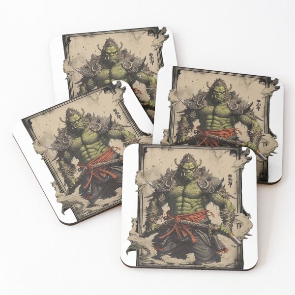 Item preview, Oni's Blade: The Edo Era Orcish Warrior designed and sold by GruumchsGoods.