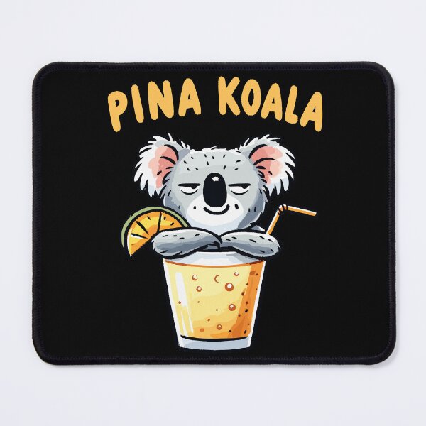 Item preview, Pina Colada Koala Cocktail Glass designed and sold by DoodleDashShop.