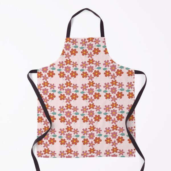 Item preview, Red and Pink Minimal Flower Pattern  designed and sold by PatternInArt.