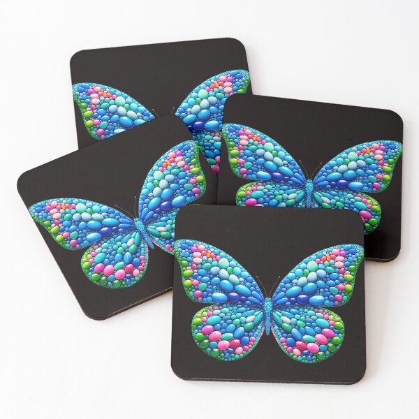 Item preview, Spectrum Skimmer Monarch Pebble Butterfly designed and sold by MachineDesigned.