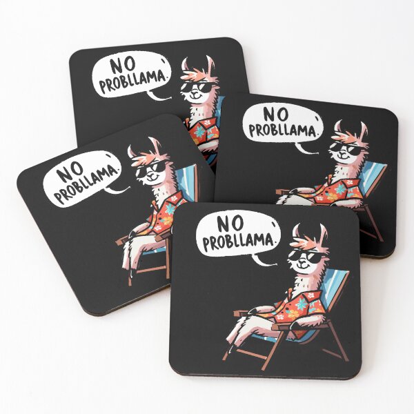Item preview, No problem llama designed and sold by DoodleDashShop.