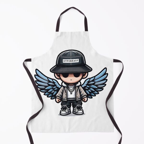 Item preview, Doll With Blue Wings in StreetWear designed and sold by Andrew Frelas.