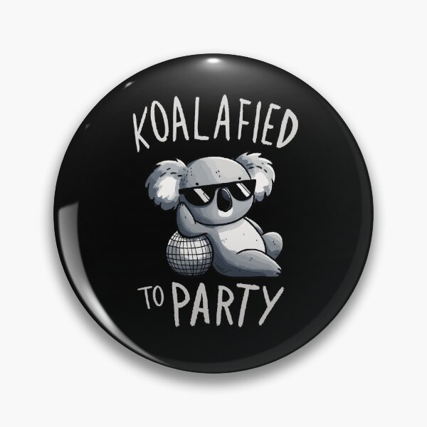 Item preview, Koalified to Party Disco Koala designed and sold by DoodleDashShop.