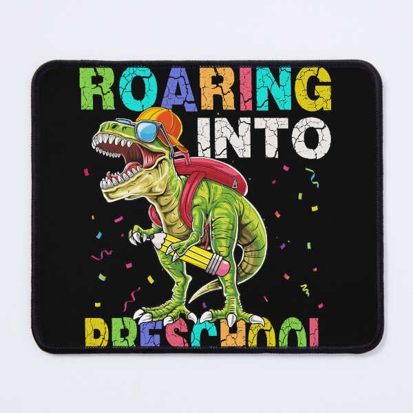 Item preview, Roaring Into Preschool Dinosaur T Rex Back to School Boys designed and sold by MobyStickers.