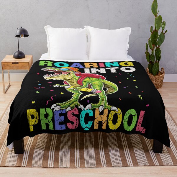 Item preview, Roaring Into Preschool Dinosaur T Rex Back to School Boys designed and sold by MobyStickers.