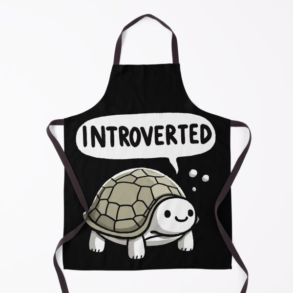 Item preview, Introverted but happy turtle designed and sold by DoodleDashShop.