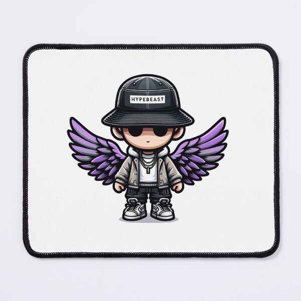Item preview, Doll With Purple Wings in StreetWear designed and sold by Andrew Frelas.