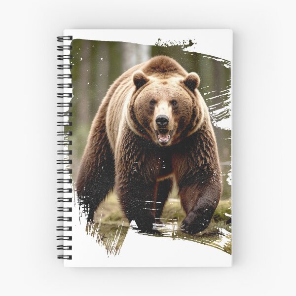 Item preview, Bear in the forest nature brown bear designed and sold by Catasa06.