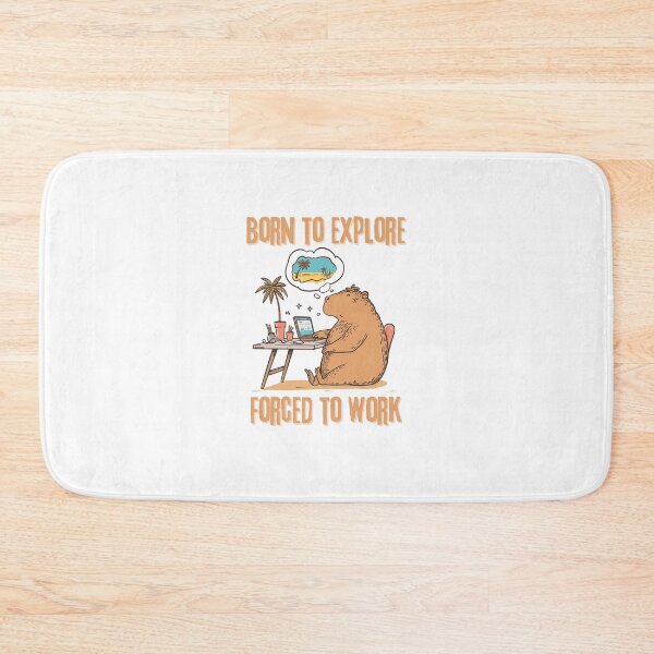Item preview, Born to explore, Forced to work designed and sold by VisualArtsOasis.