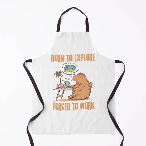 Item preview, Born to explore, Forced to work designed and sold by VisualArtsOasis.