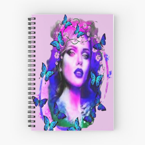 Item preview, Abstract Lady and Butterflies,  Bohemian design, Abstraction, bold colorful abstract playful design inspired by nature designed and sold by Adri Barnard.