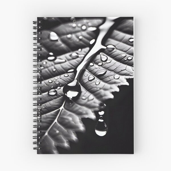 Artikelvorschau, Abstract Black And White Leaf Pattern entworfen und verkauft von TheArtOfPat.