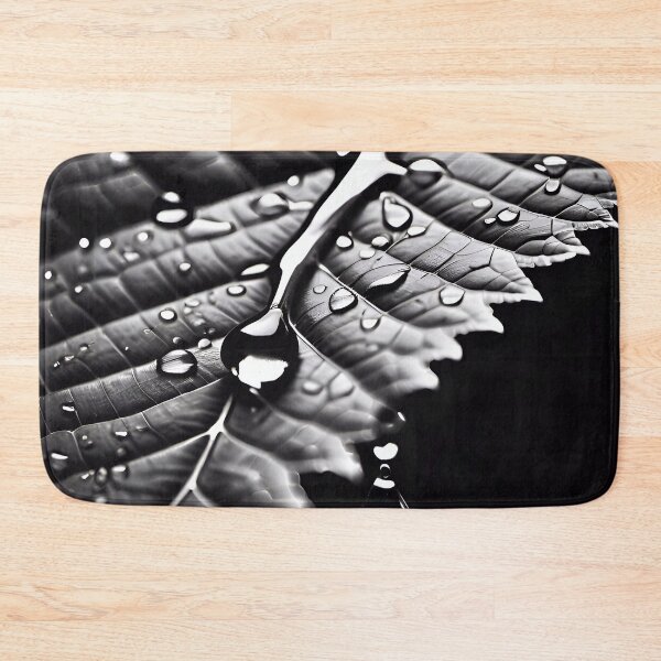 Item preview, Abstract Black And White Leaf Pattern designed and sold by TheArtOfPat.