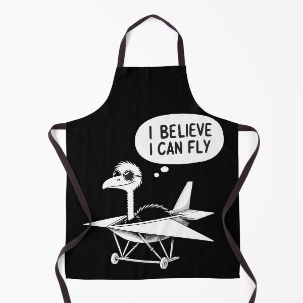 Item preview, I believe I can Fly Ostrich designed and sold by DoodleDashShop.