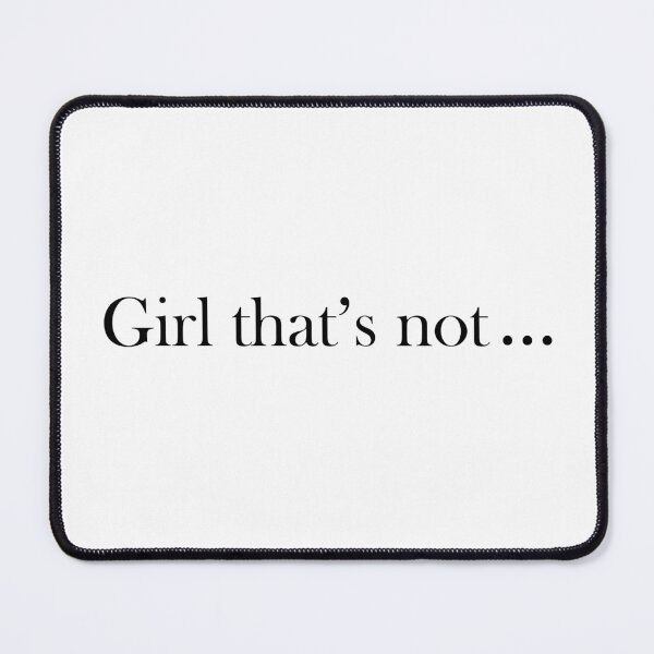 Item preview, Girl that's not ... designed and sold by CookieKyu.