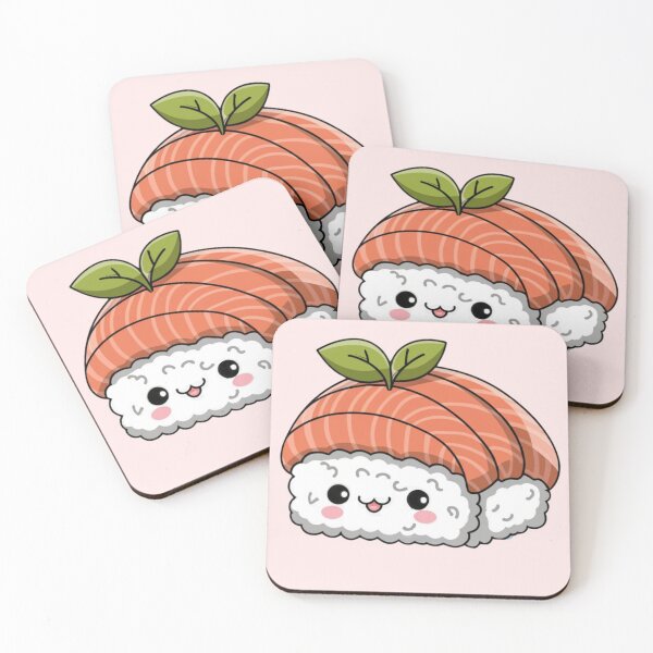 Item preview, Cute Kawaii Sushi Pattern designed and sold by PatternInArt.