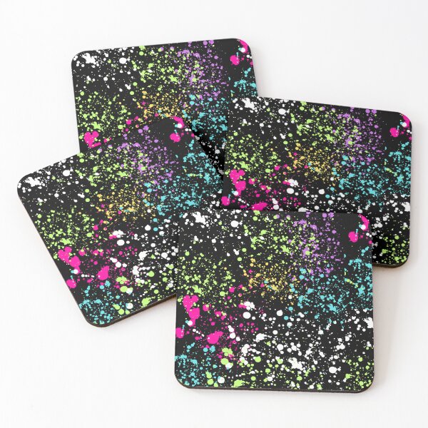 Item preview, Abstract paint splatter colorful burst of colors for artists and art lovers designed and sold by crazymessygirl.