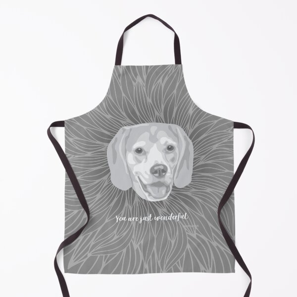 Item preview, Grey Smiling Beagle "You are just wonderful" 031301 designed and sold by DuFauna.