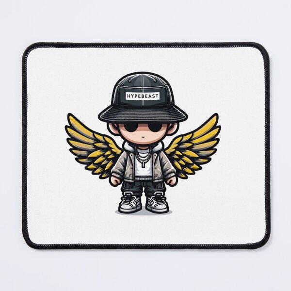 Item preview, Doll With Gold Wings in StreetWear designed and sold by Andrew Frelas.