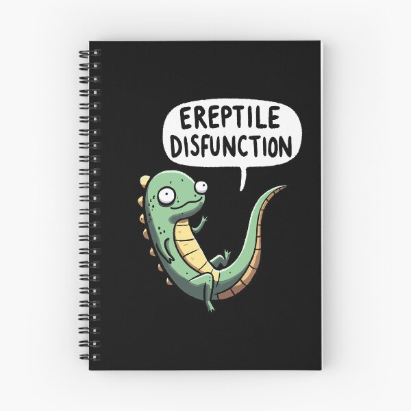 Item preview, Ereptile Dysfunction Scared Reptile designed and sold by DoodleDashShop.