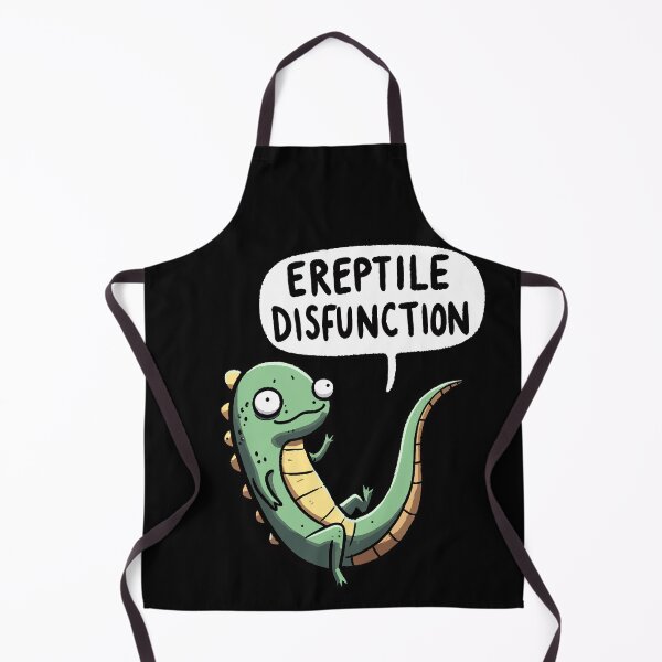 Item preview, Ereptile Dysfunction Scared Reptile designed and sold by DoodleDashShop.