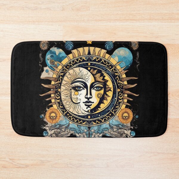 Item preview, Celestial Faces: Sun & Moon Encounter designed and sold by PrintPaloza.