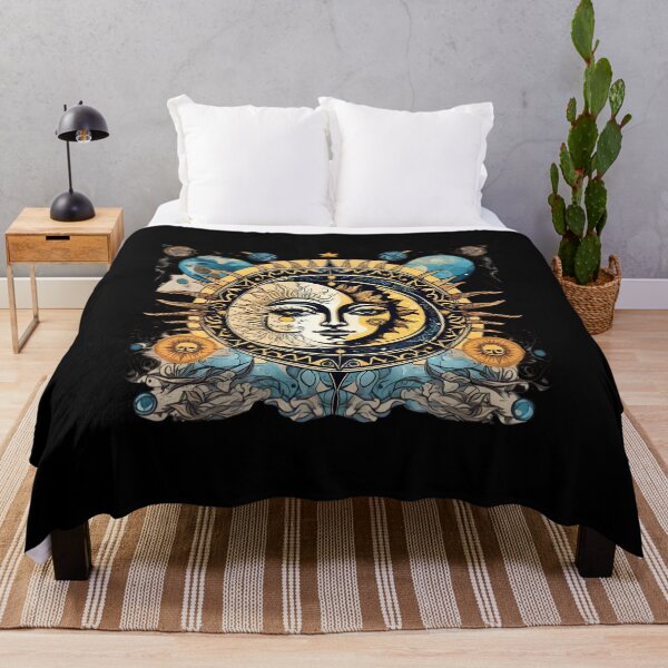 Item preview, Celestial Faces: Sun & Moon Encounter designed and sold by PrintPaloza.