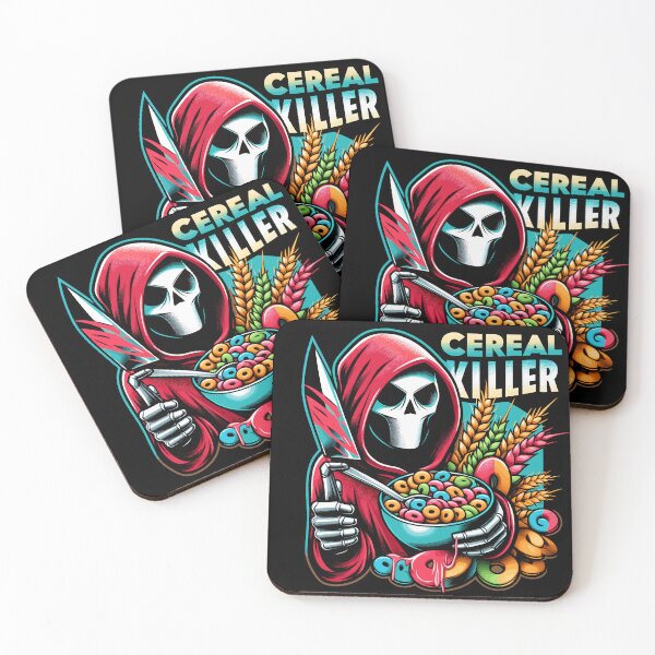 Item preview, Cereal Killer Masked Men designed and sold by DoodleDashShop.